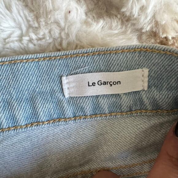 Frame Women’s Le Garçon Distressed Jeans Light Wash Size 25 Contemporary Chic - Picture 5 of 10